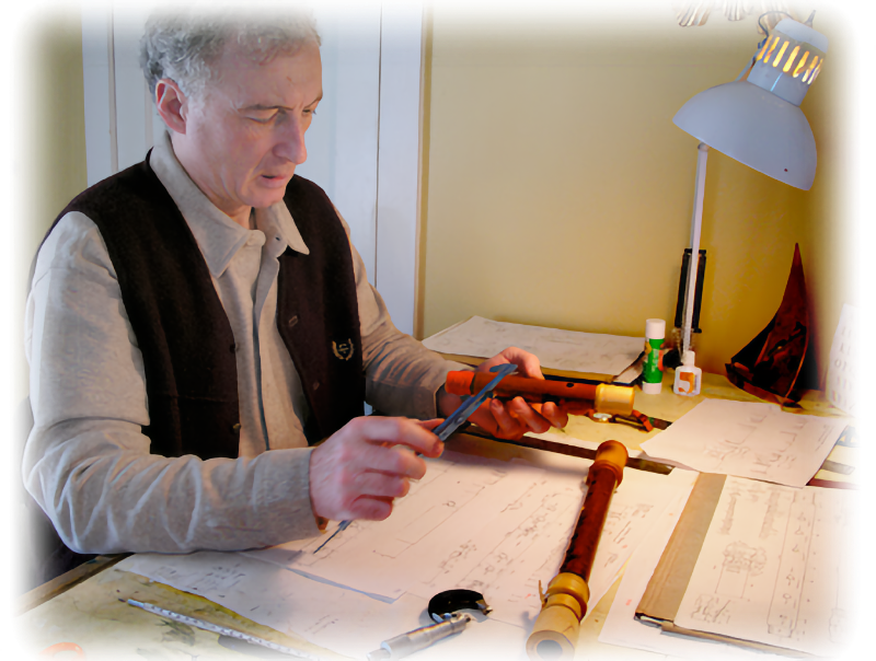 Jean-François Beaudin in his workshop